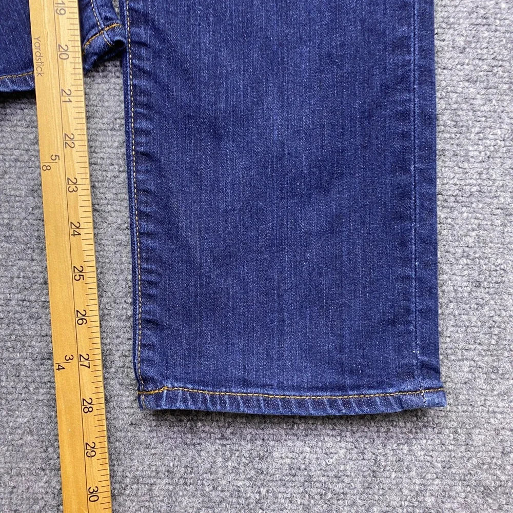 Lauren Ralph Lauren Womens Size 10 Dark Wash Straight Leg Jeans Blue Denim
